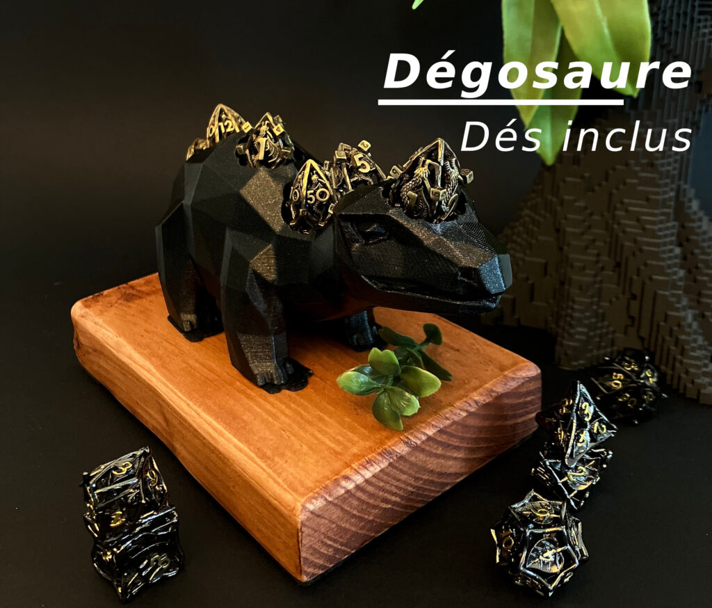 Dégosaure - Obisdienne - Dés inclus